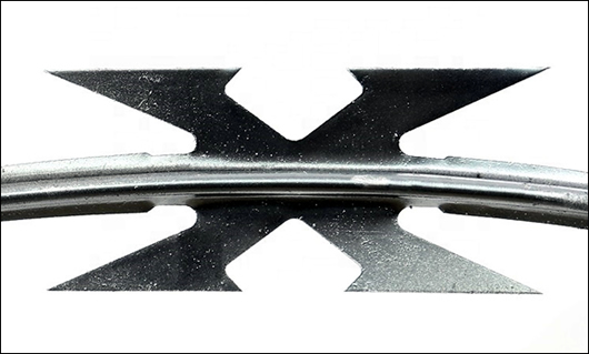 Razor blade CBT-60 concertina type razor barbed wire